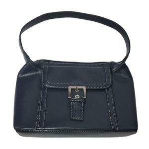 Vintage Jones New York Navy Blue Shoulder Bag